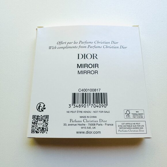 3417 DIOR EXCLUSIVE LIMITED EDITION POCKET TRAVEL COMPACT MIRROR MAKEUP BEAUTY - Picture 9 of 10